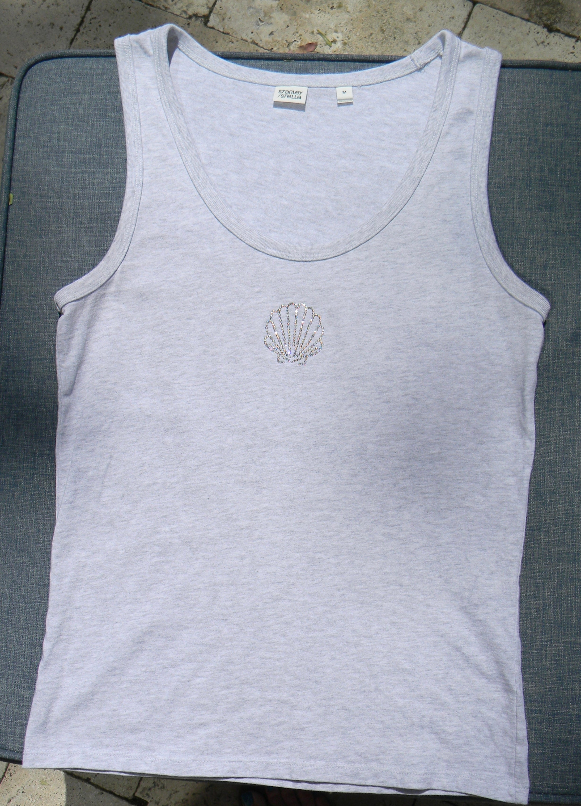 Shell Tank Top Heather Grey