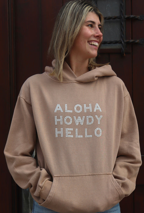 Aloha Howdy Hello Hoodie