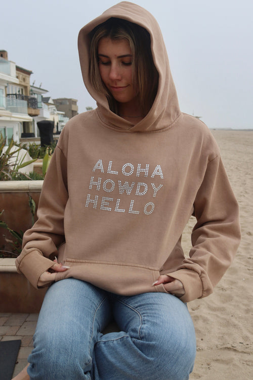 Aloha Howdy Hello Hoodie
